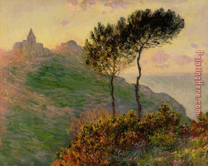 Claude Monet The Church at Varengeville against the Sunlight